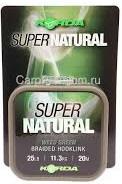 Поводк.материал Korda Super Natural Weedy Green 25lb  20м. 11,3кг.  