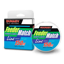 Леска Dunaev Feeder-Match Sinking Black 150м 0,30мм (8,3кг)