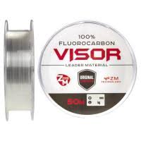Леска флюорокарбоновая ZM Vizor Fluorocarbon 100% 50м.0,261мм 5,09кг.