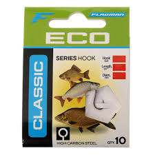 Крючки с поводк. Flagman Есо CLHN2_10B Classic Hooks to Nylon 2 (№10/50м/0,18мм)(уп.10шт)