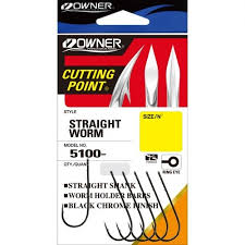 Крючки  Owner  5100-091 №2 Straight Shank BC (уп.6шт)