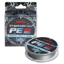 Леска плет.Namazu CrystalBraid PE 8Х  #1,2  50м. 0,16мм. 15,5кг. серый